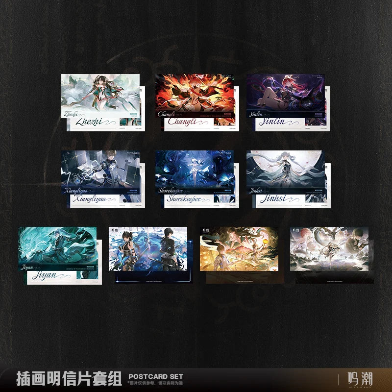 Wuthering Waves - Resonaor Themed Illustrated Postcard Set KURO GAMES