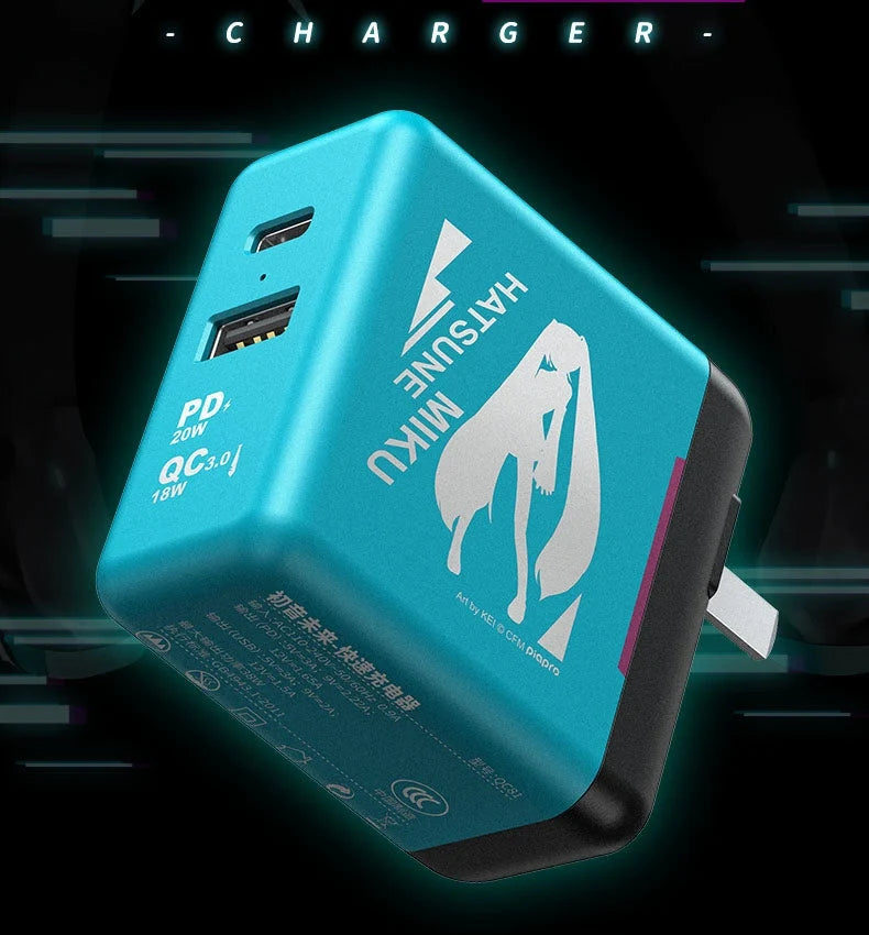 Hatsune Miku - Hatsune Miku 38W PD+QC Charger Moeyu