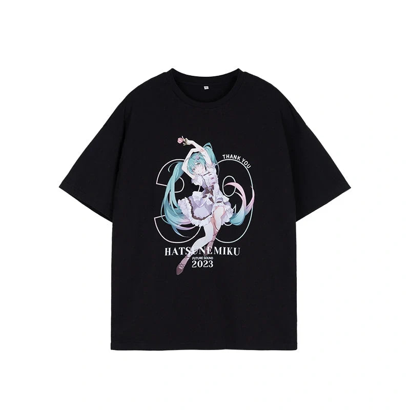 Hatsune Miku - Hatsune Miku 39 Language Of Flowers T-Shirt Moeyu