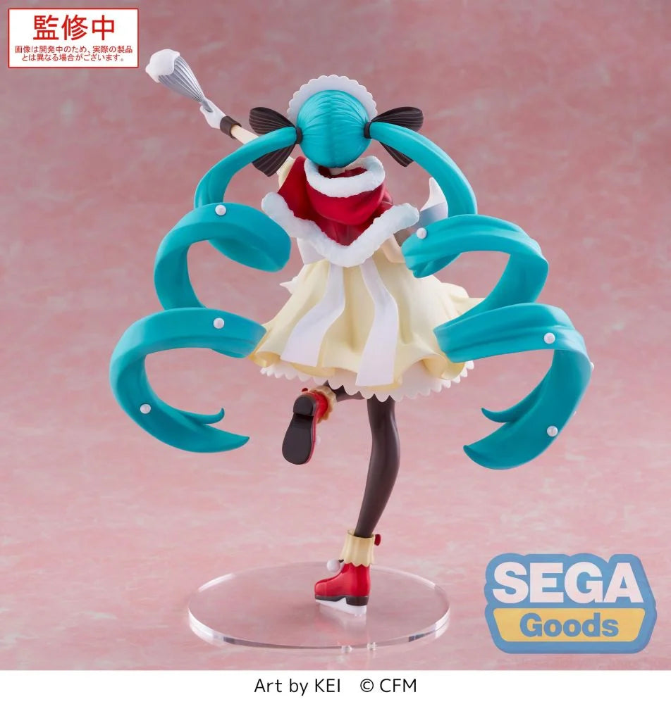 Hatsune Miku - Hatsune Miku (Christmas 2025 Ver) Luminasta Prize Figure SEGA