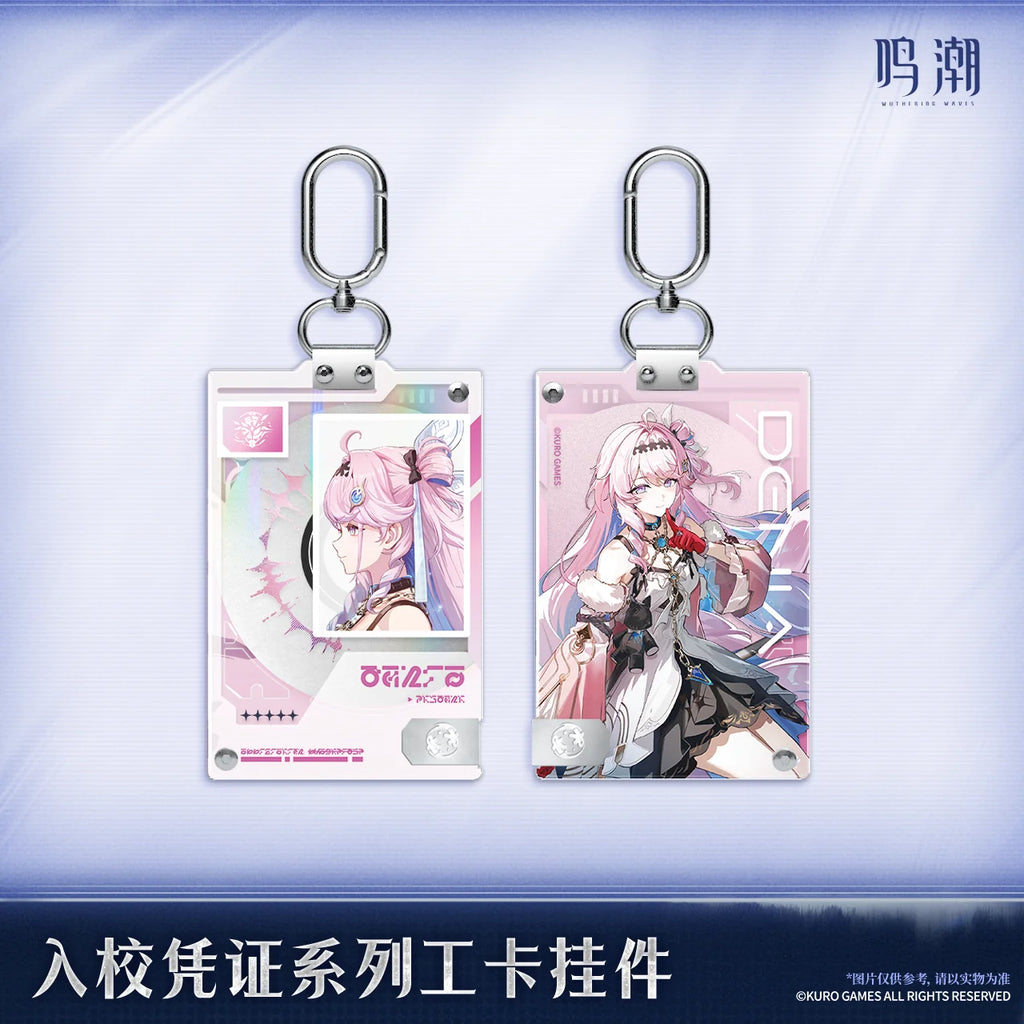 Wuthering Waves - Hiyuki & Denia Entry Permit Series ID Card Keychain KURO GAMES