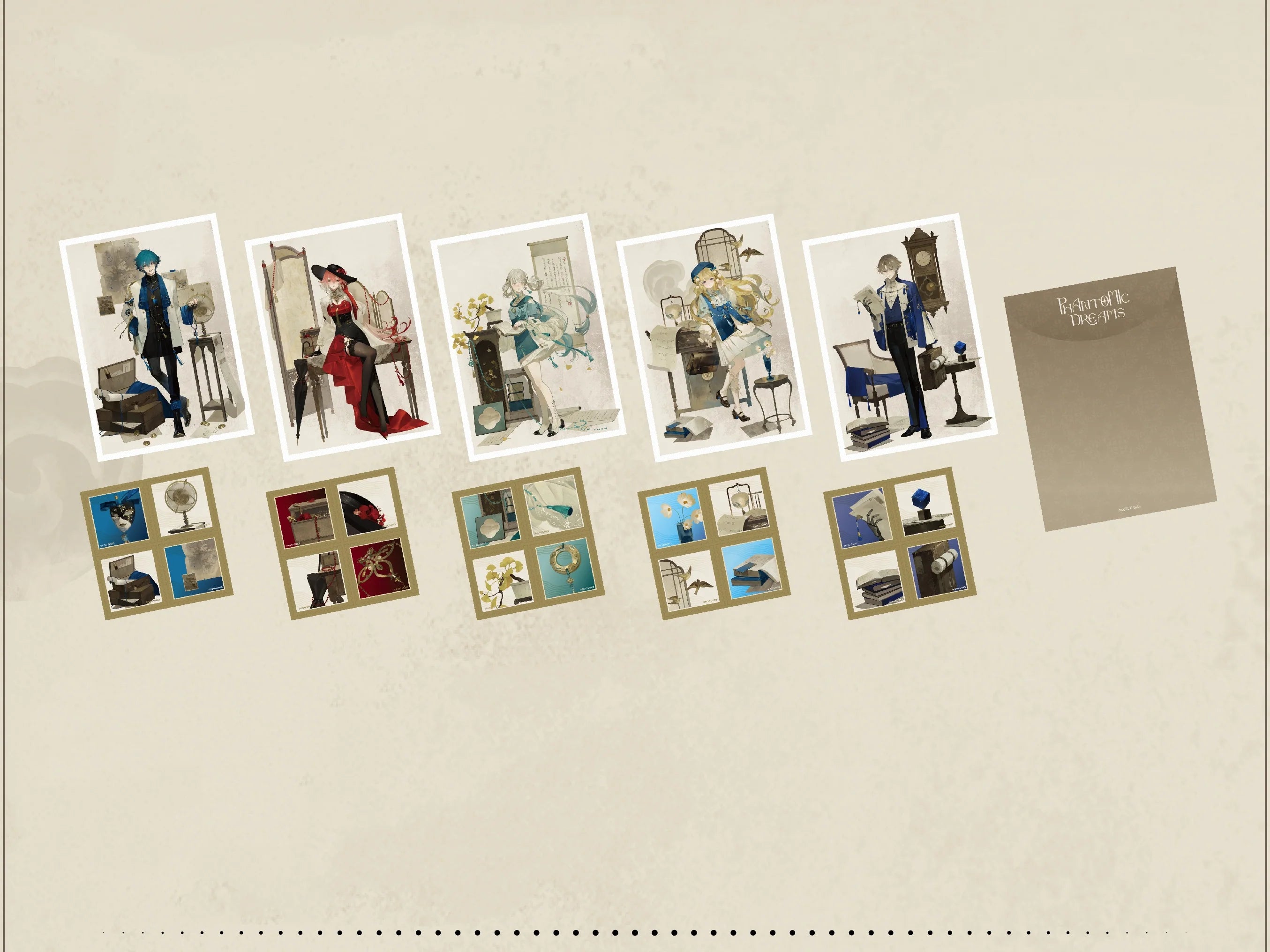 Wuthering Waves - Phantom Dreamscape Series Postcard Set KURO GAMES