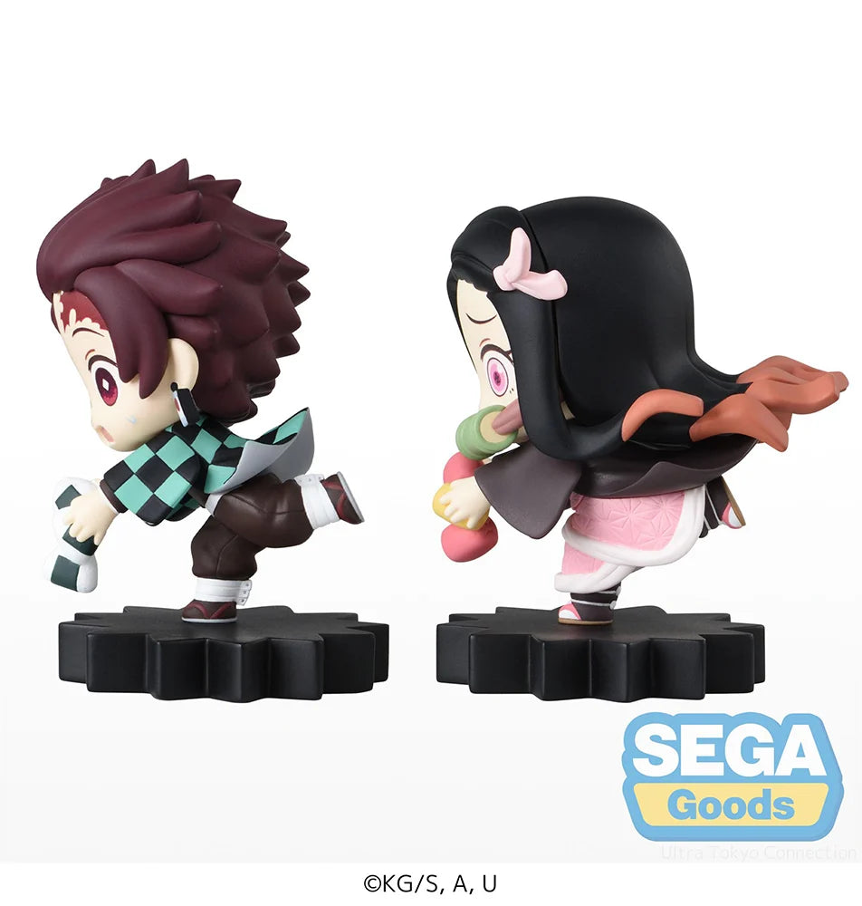 Demon Slayer: Kimetsu no Yaiba - Tanjiro Kamado & Nezuko Kamado mOH!ment Mini Figure SEGA