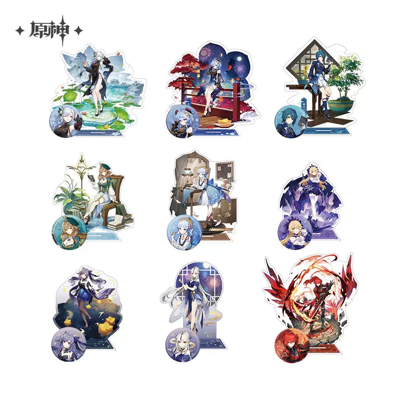 Genshin Impact - Teyvat Fashion Series Badge & Acrylic Stand miHoYo