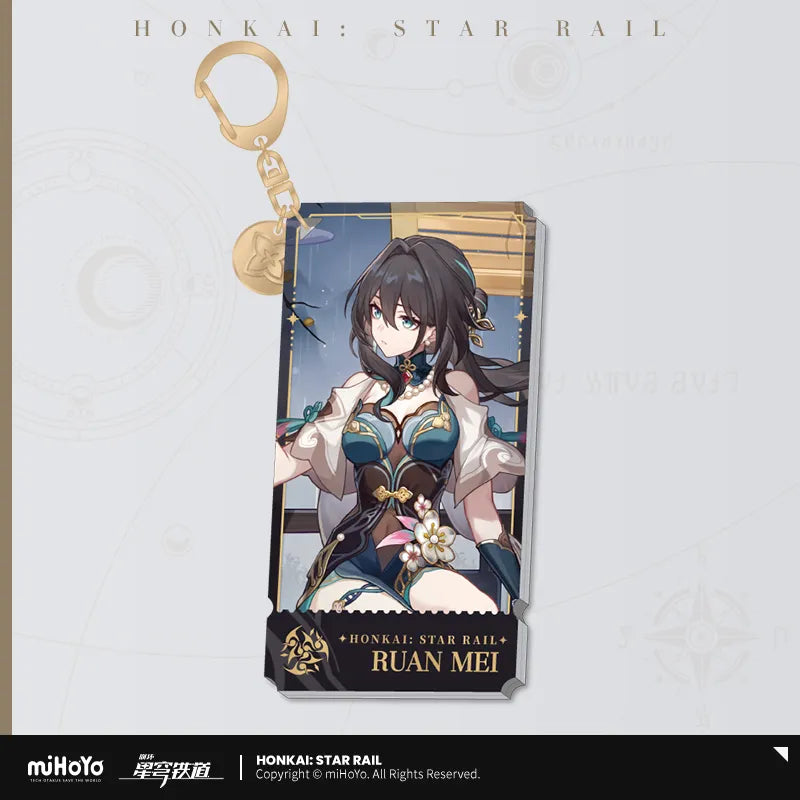 Honkai: Star Rail - The Harmony Path Character Acrylic Warp Artwork Acrylic Keychain miHoYo