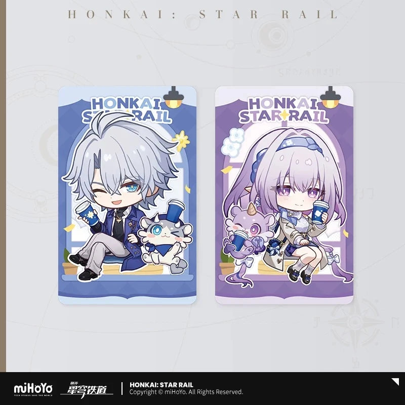 Honkai: Star Rail - Castorice & Phainon Express Travel Notes Chibi Collectible Card miHoYo