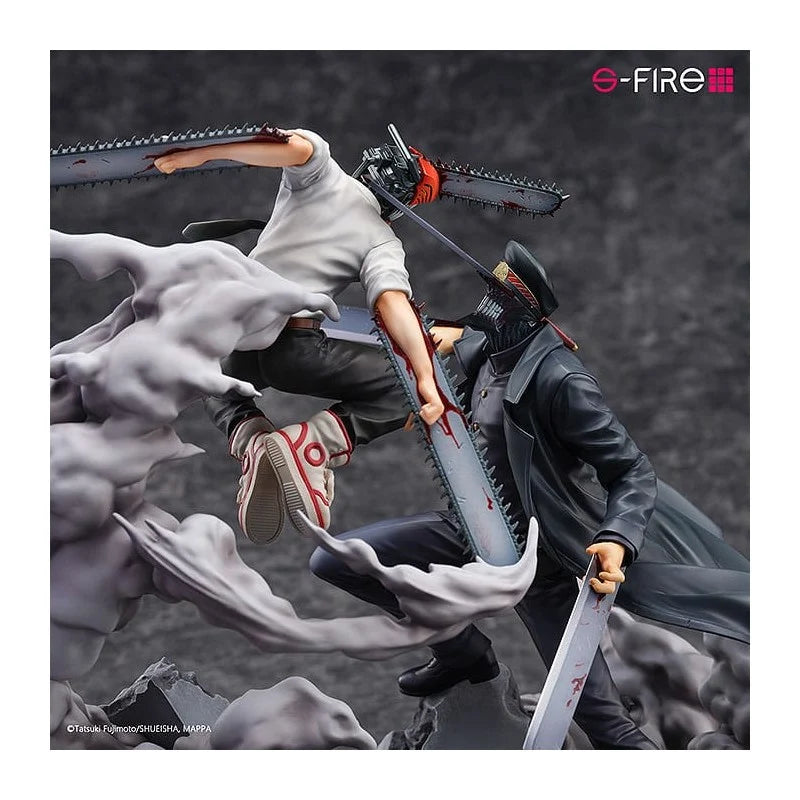 Chainsaw Man - Chainsaw Man vs. Samurai Sword Non Scale Figure SEGA