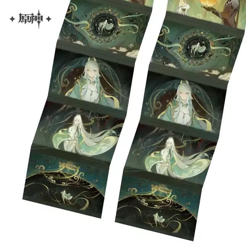Genshin Impact - Moon Among Clouds Series Liyue Theme Miniature Book Fridge Magnet miHoYo
