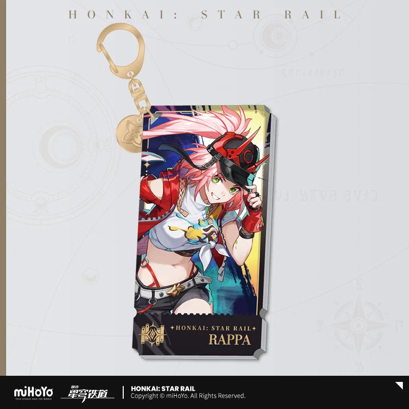 Honkai: Star Rail - The Erudition Path Character Acrylic Warp Artwork Acrylic Keychain miHoYo
