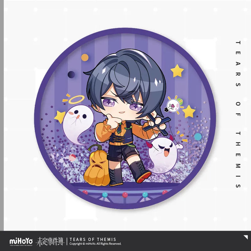 Tears of Themis - Pumpkin Adventure Series Chibi Acrylic Quicksand Coaster miHoYo