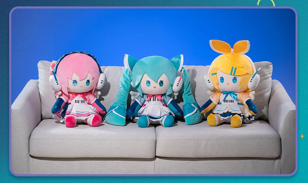 Hatsune Miku - Hatsune Miku Wings of the Synthwave Series Sitting Plushie Moeyu