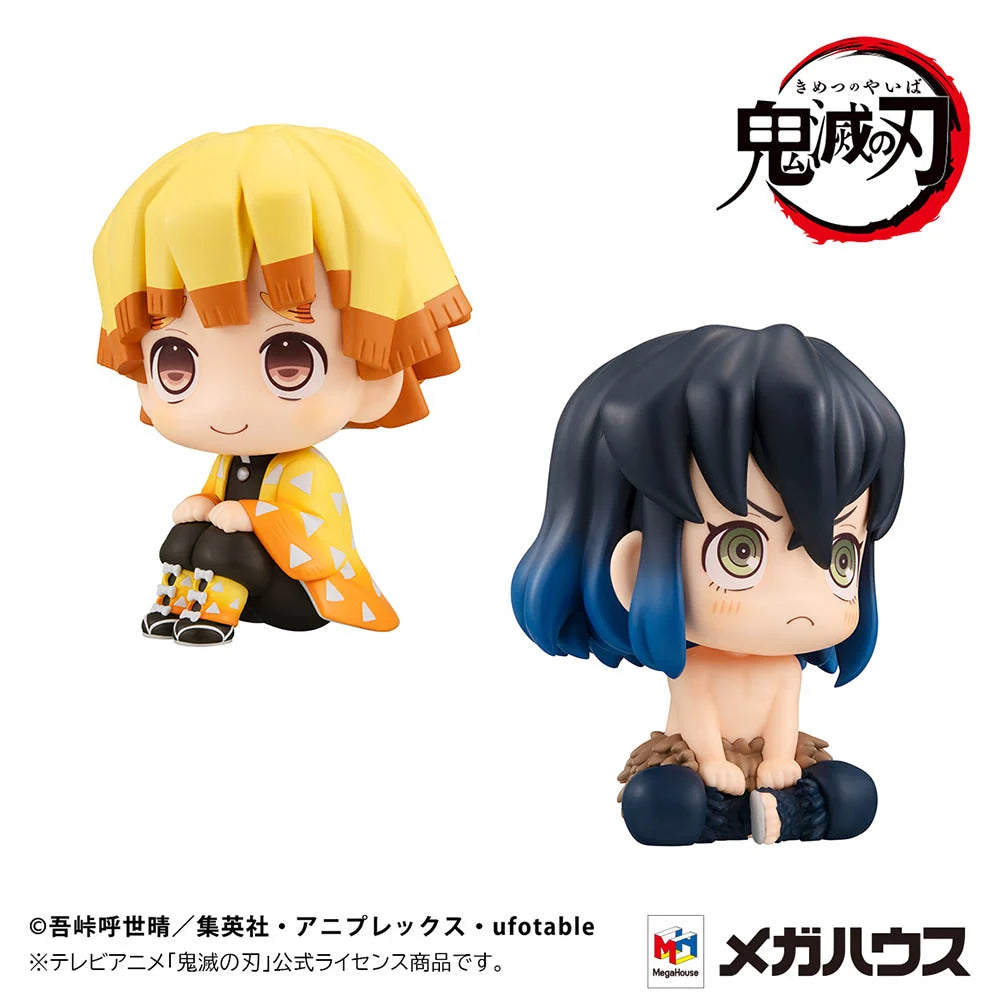 Demon Slayer: Kimetsu no Yaiba - Zenitsu Agatsuma (Smile Ver.) & Inosuke Hashibira (Bossy Ver.) [with gift] Lookup Mini Figure MegaHouse