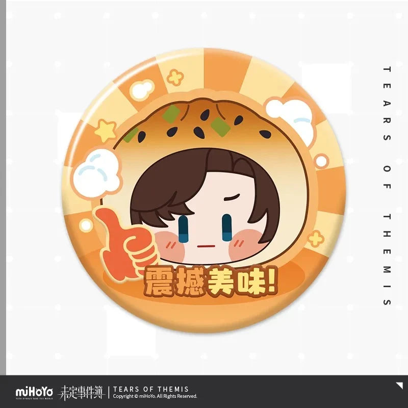 Tears of Themis - Great Pan-Fried Buns Series Mini Tin Badge miHoYo