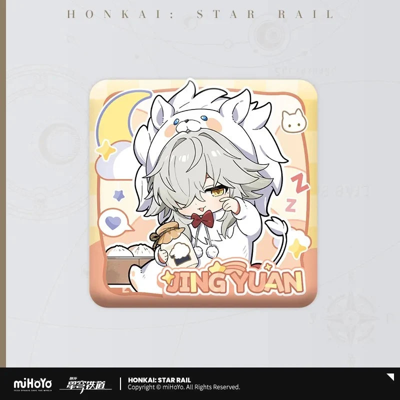 Honkai: Star Rail - Boys Dorm Series Chibi Square Badge miHoYo