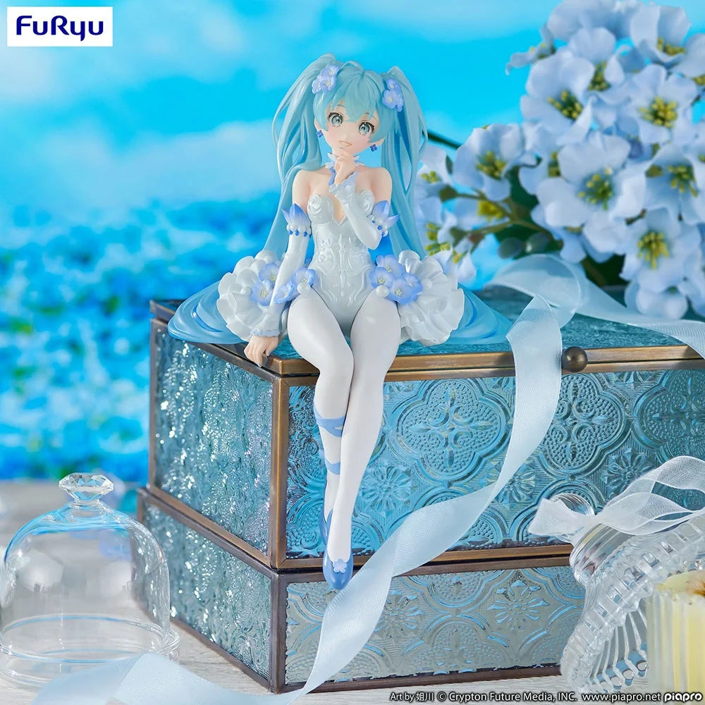 Hatsune Miku - Hatsune Miku(Flower Fairy Nemophila Ver. re-run) Noodle Stopper Prize Figure FuRyu Corporation