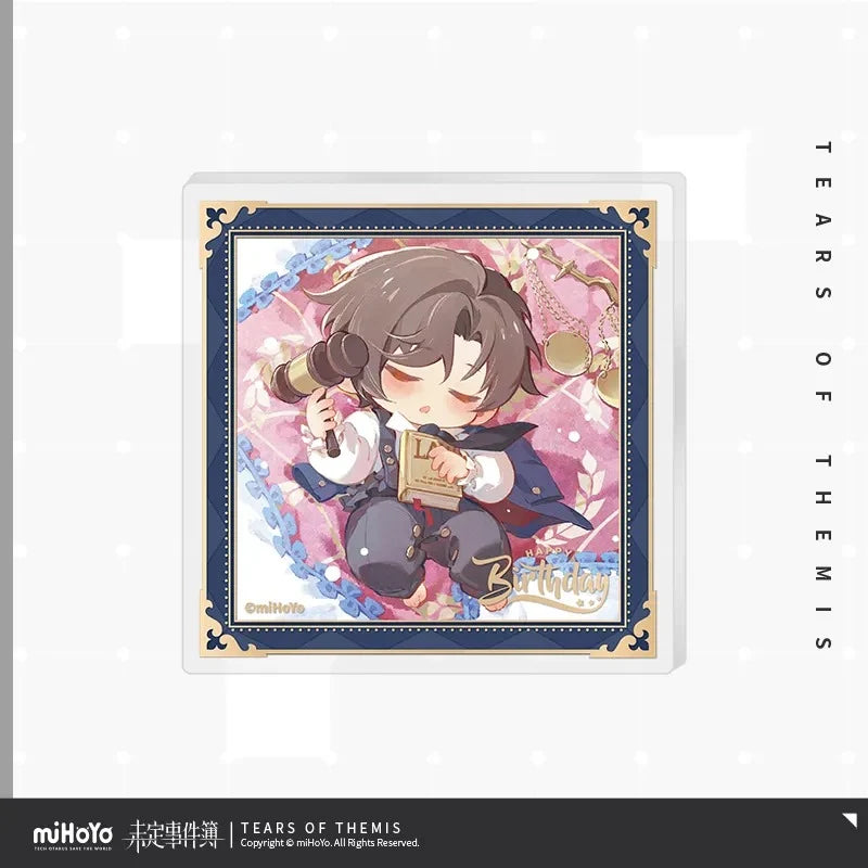 Tears of Themis - Forever the Same Series Artem Wing Birthday Acrylic Badge Ornament miHoYo