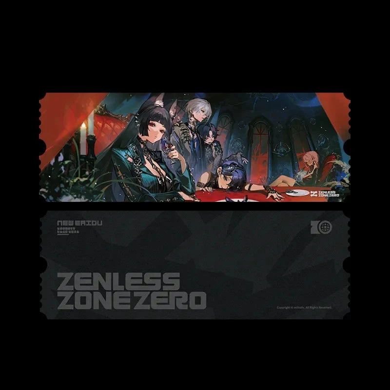 Zenless Zone Zero - Concerto Frequency Series Starstream Thunderstrike Badge & Laser Ticket miHoYo