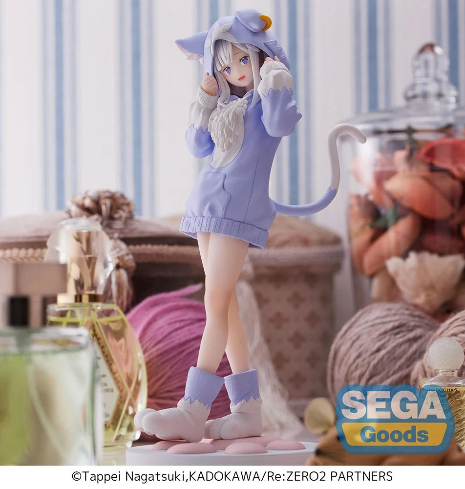 Re:ZERO -Starting Life in Another World - Emilia(Mofumofu Pack Ver.) Luminasta Prize Figure SEGA