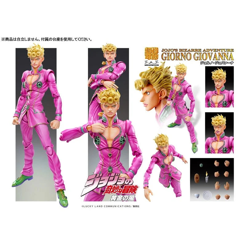 JoJo's Bizarre Adventure - Giorno Giovanna Action Figure Medicos Entertainment