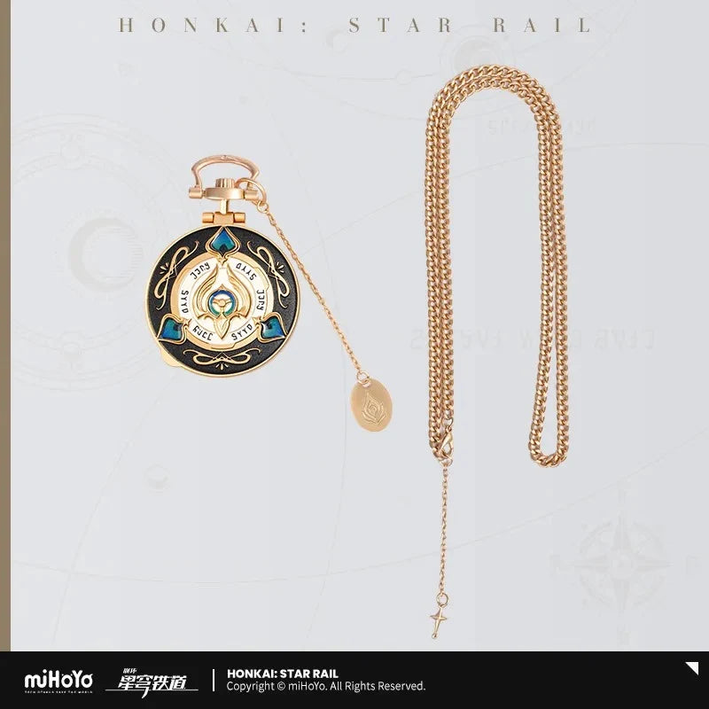 Honkai: Star Rail - Aventurine Faux Pocket Watch Metal Accessory miHoYo