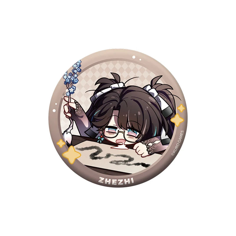 Wuthering Waves - Zhezhi Remarkable Resonator Series Reflective Badge KURO GAMES
