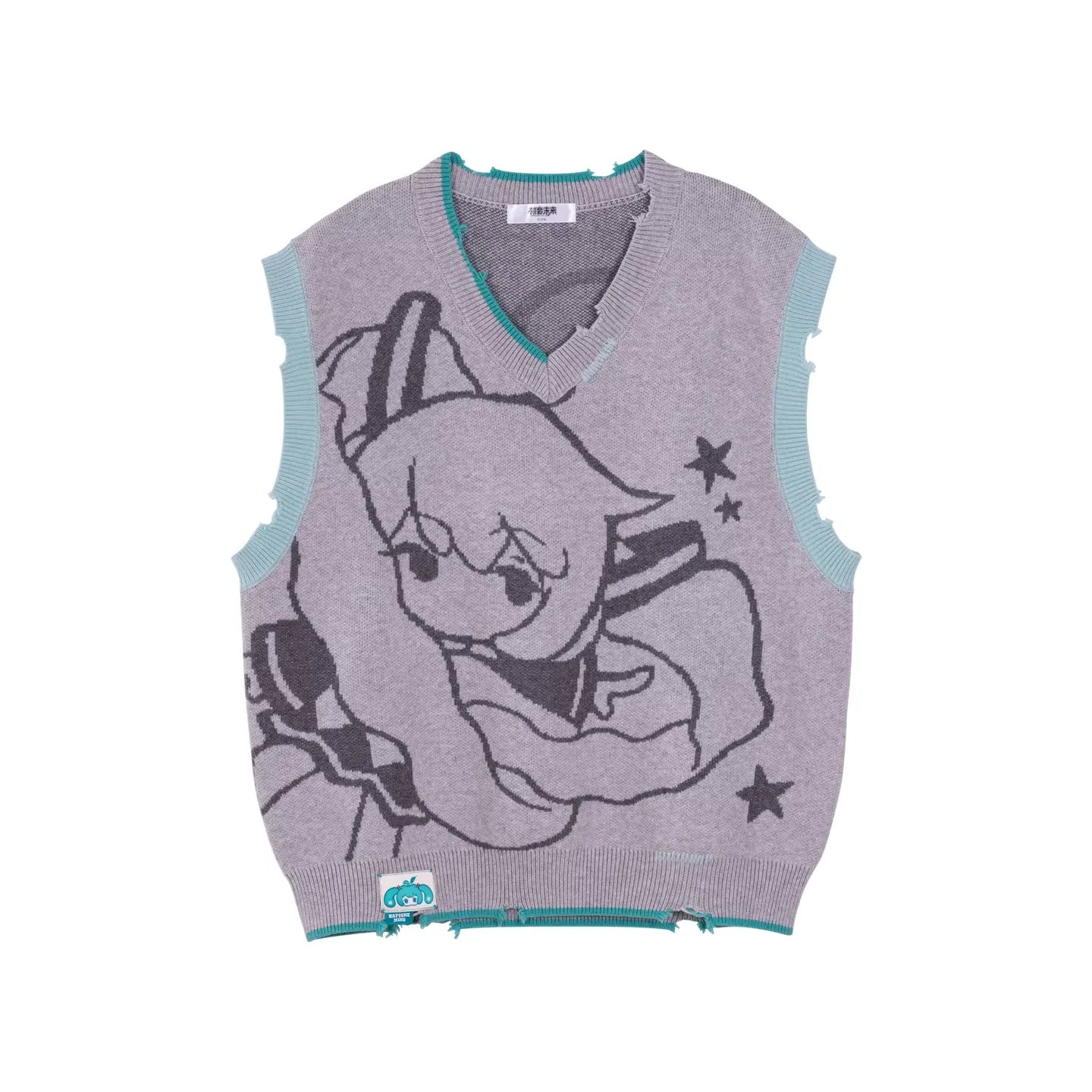 Hatsune Miku - Millennium Rock Candy Series V-neck knitwear Moeyu