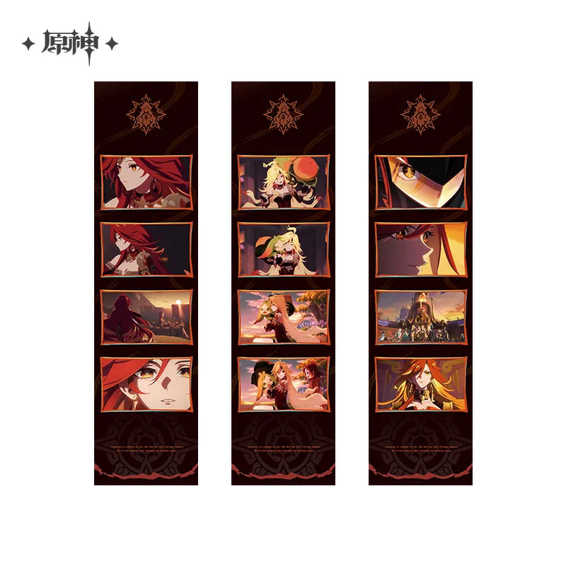 Genshin Impact - Sunset Series Badge Pendant Accordion Page Film Set miHoYo