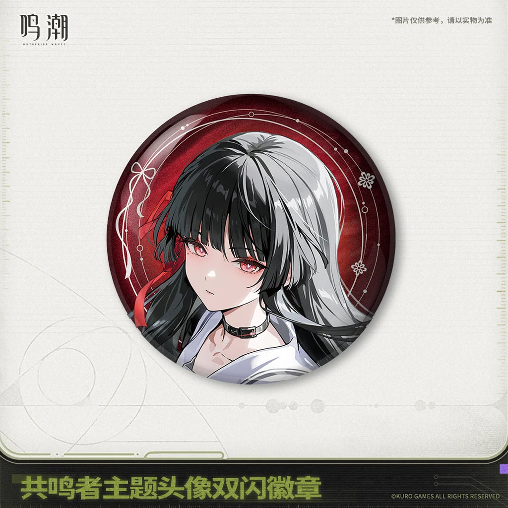 Wuthering Waves - Chisa & Lynae & Mornye Resonator Themed Avatar Reflective Badge KURO GAMES