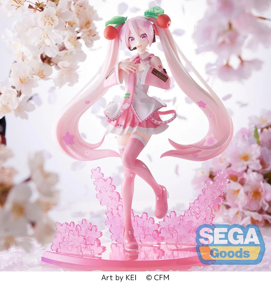 Hatsune Miku - Luminasta Sakura Miku 2023 Prize Figure SEGA