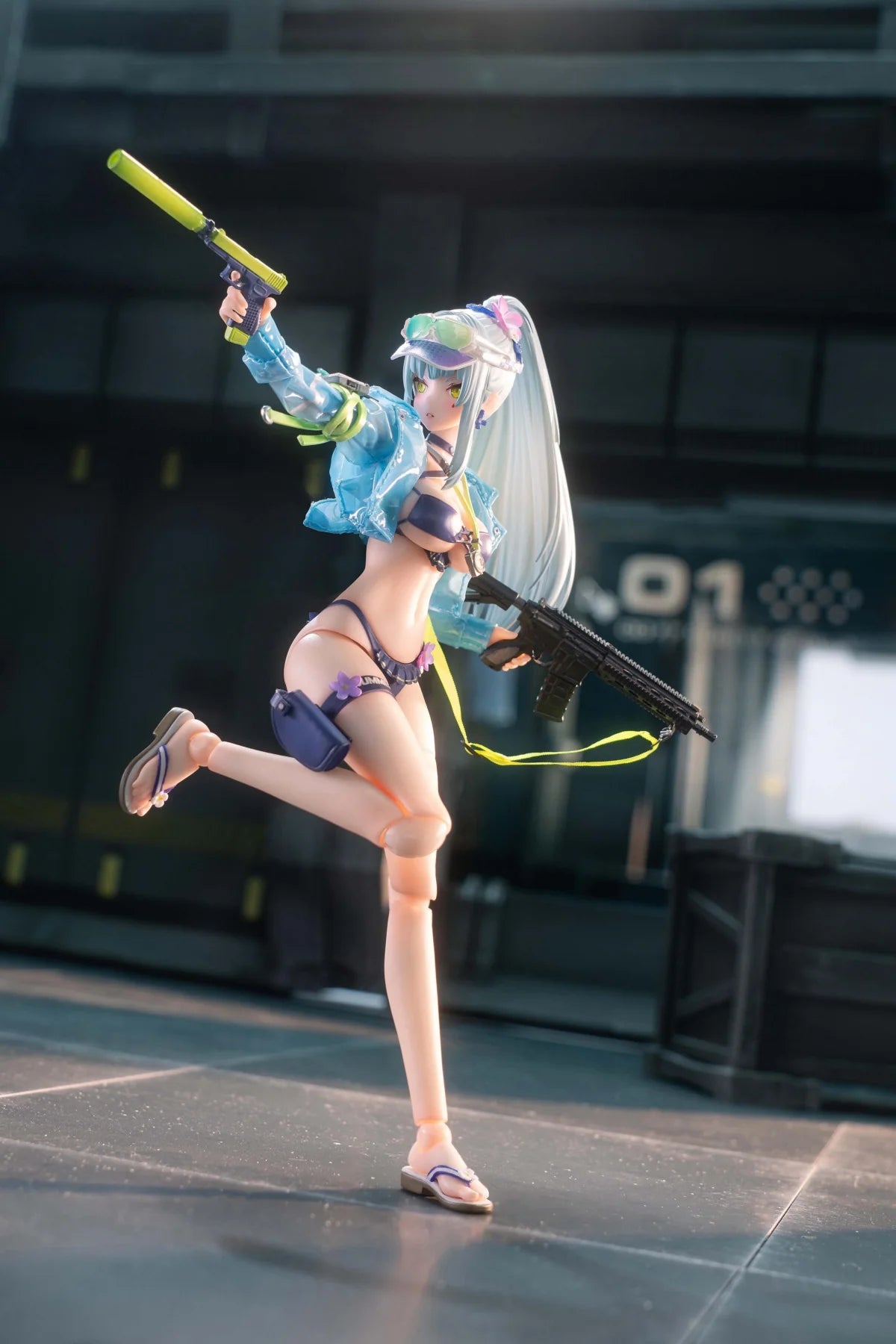 Girls' Frontline 2: Exilium - Klukai (Cerulean Breaker Ver.) 1/12 Scale Action Figure Hasuki