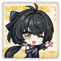 Wuthering Waves - Focused Freeze Series Chibi Character PU Square Badge Karasumaya