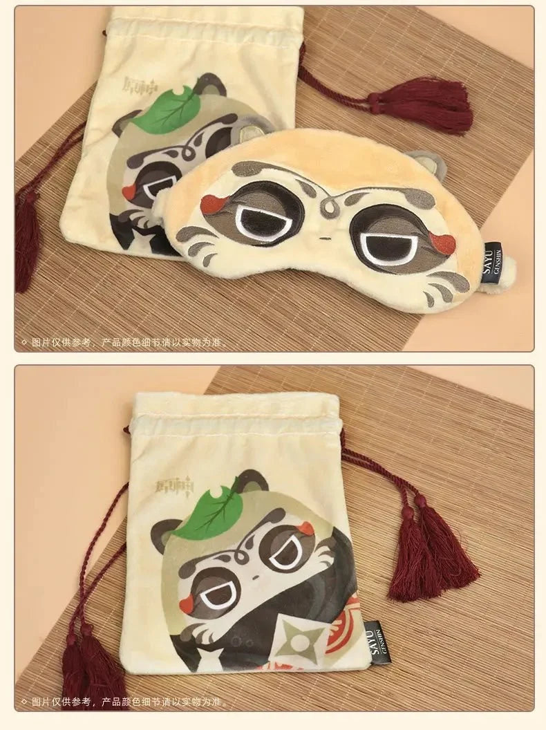 Genshin Impact - Muji-Muji Daruma Eye Mask & Sayu U-shaped Pillow with Hat miHoYo