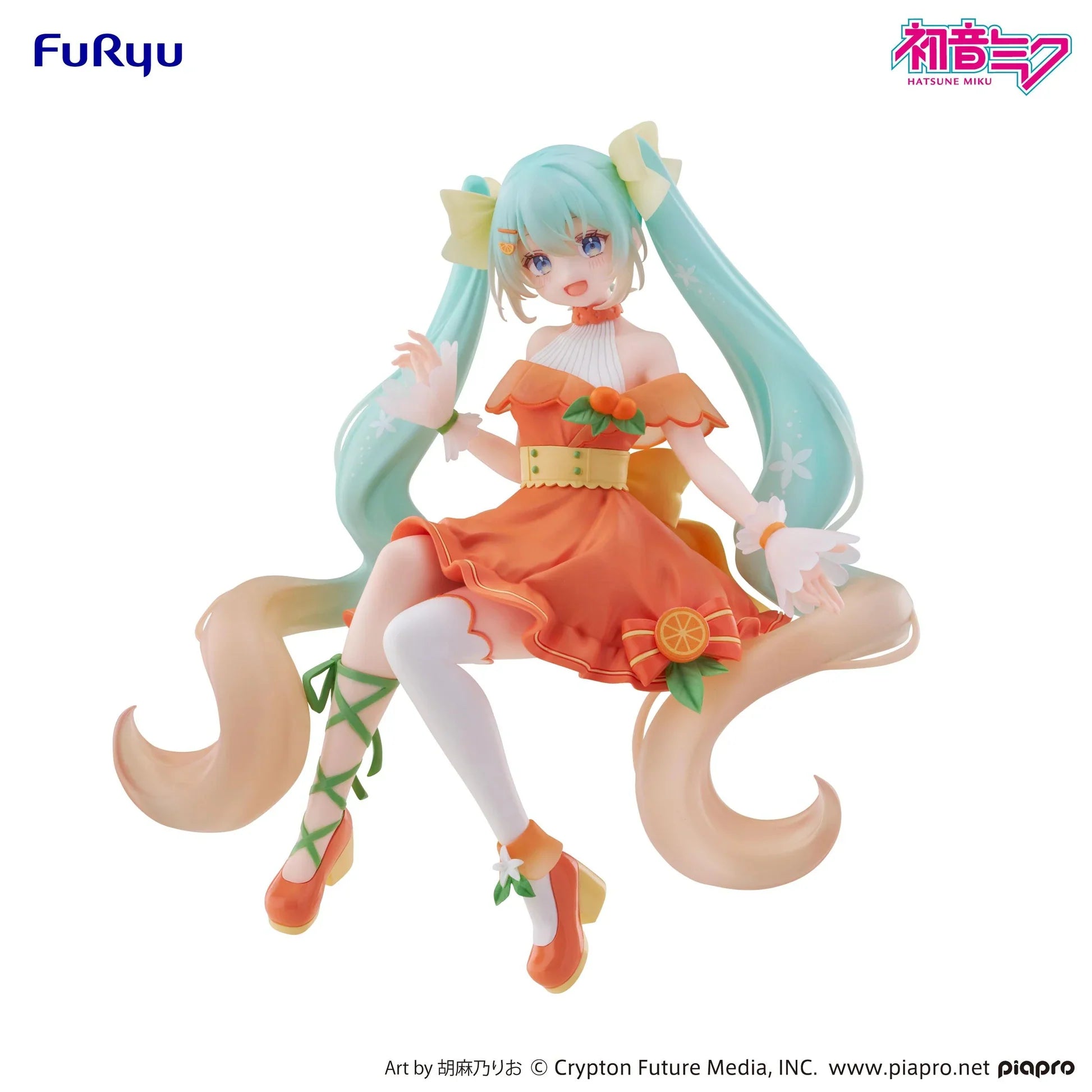 Hatsune Miku - Hatsune Miku (Citrus Ver.) Noodle Stopper Figure FuRyu Corporation