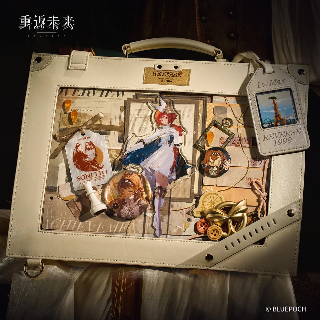 Reverse: 1999 - Packed Up Suitcase Travel Scrapbook Itabag BLUEPOCH