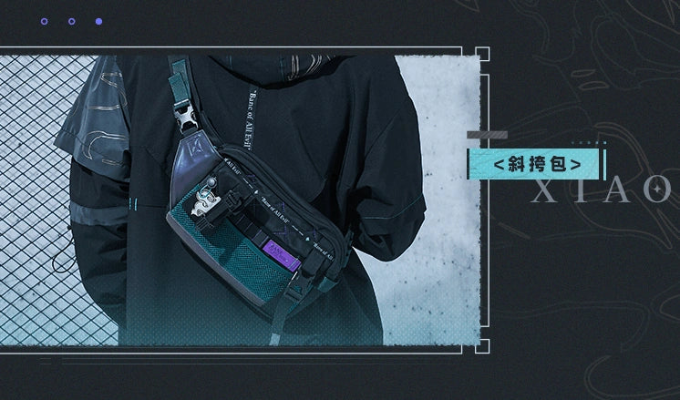 Genshin Impact - Themes of Xiao Designed Crossbody Bag miHoYo