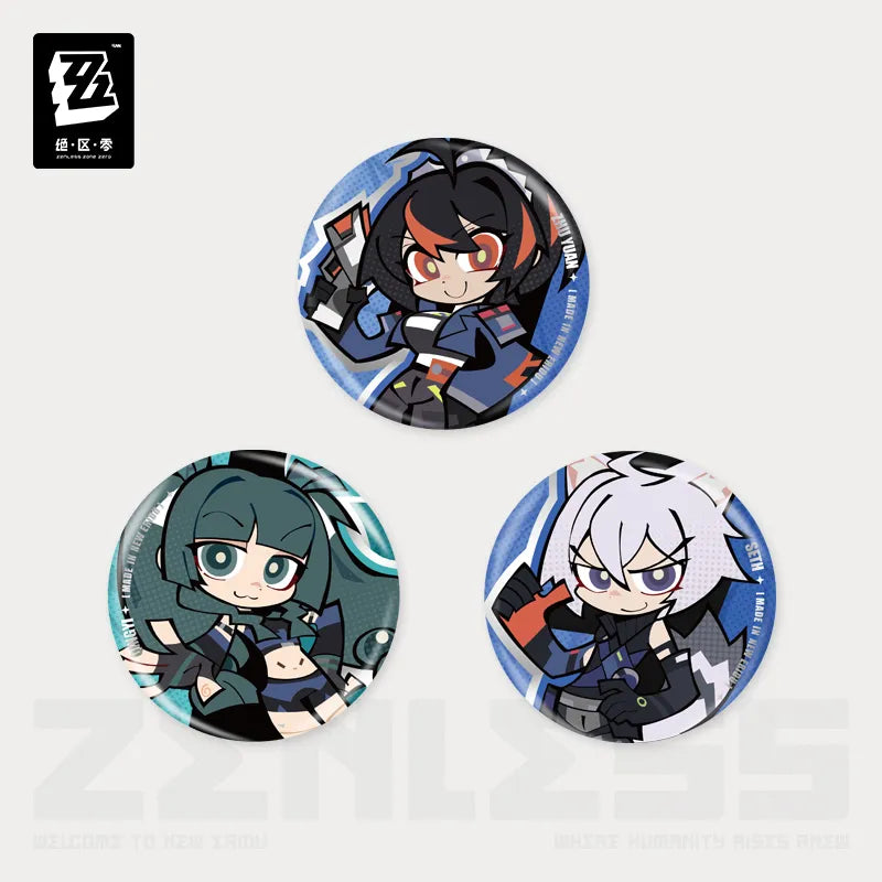 Zenless Zone Zero - Criminal Investigation Special Response Team Chibi Badge miHoYo