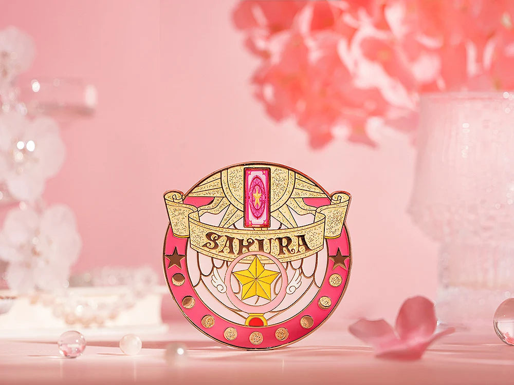 Cardcaptor Sakura 25th Anniversary -Star Wand Metal Badge GoodSmile Moment