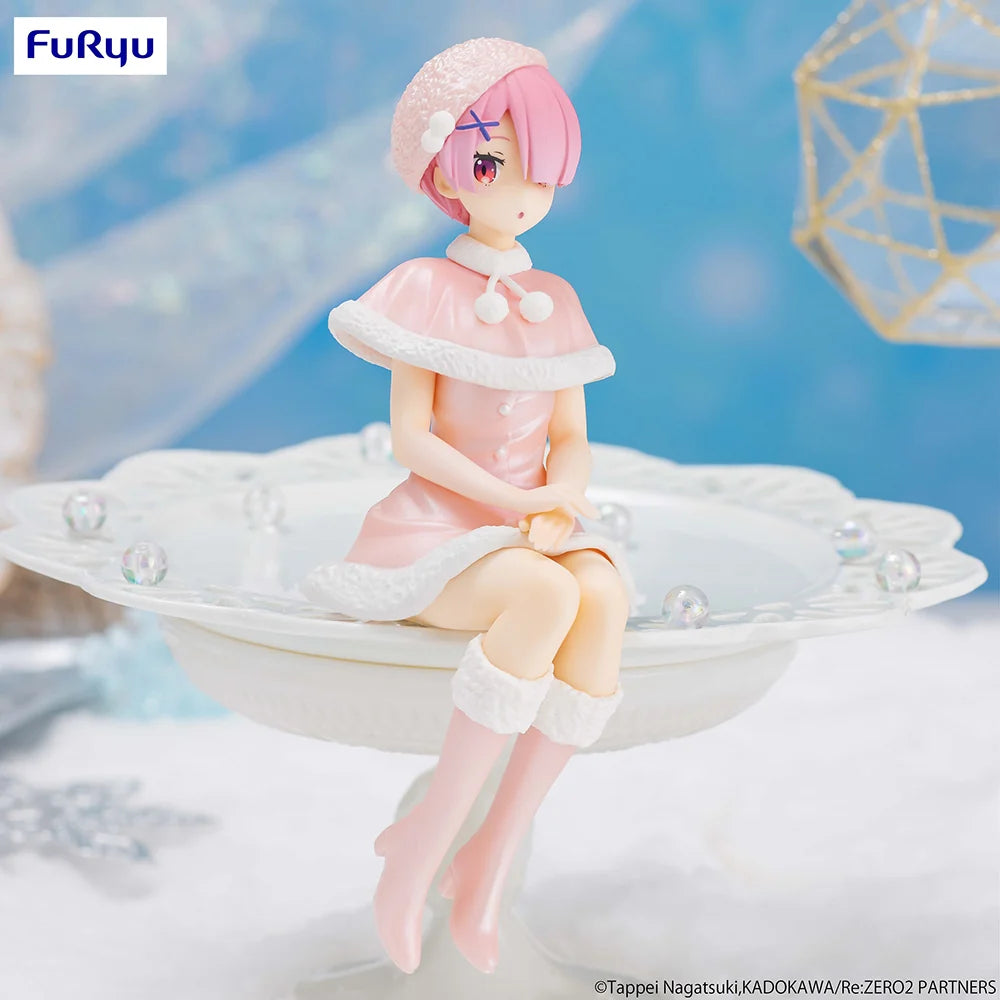 Re:ZERO Starting Life in Another World - Ram(Snow Princess Pearl Color Ver.) Noodle Stopper Prize Figure FuRyu Corporation