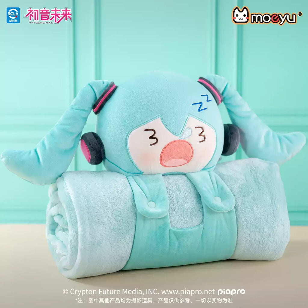 Hatsune Miku - Carefree Daily Series Foldable Plush Blanket Moeyu