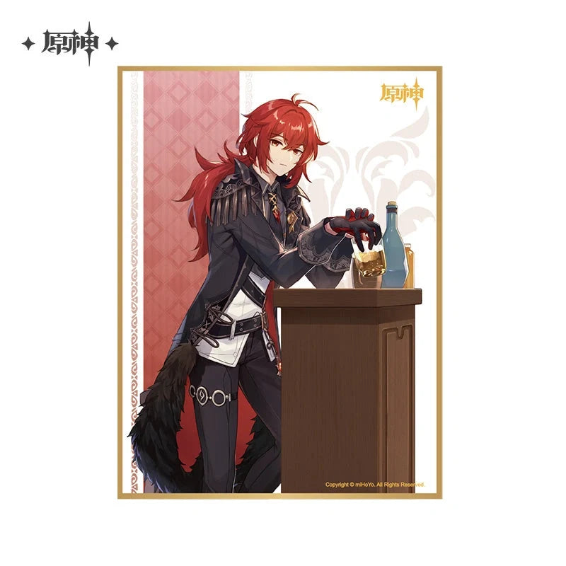 Genshin Impact - IPSTAR Cafe Collab Shikishi Art Card miHoYo