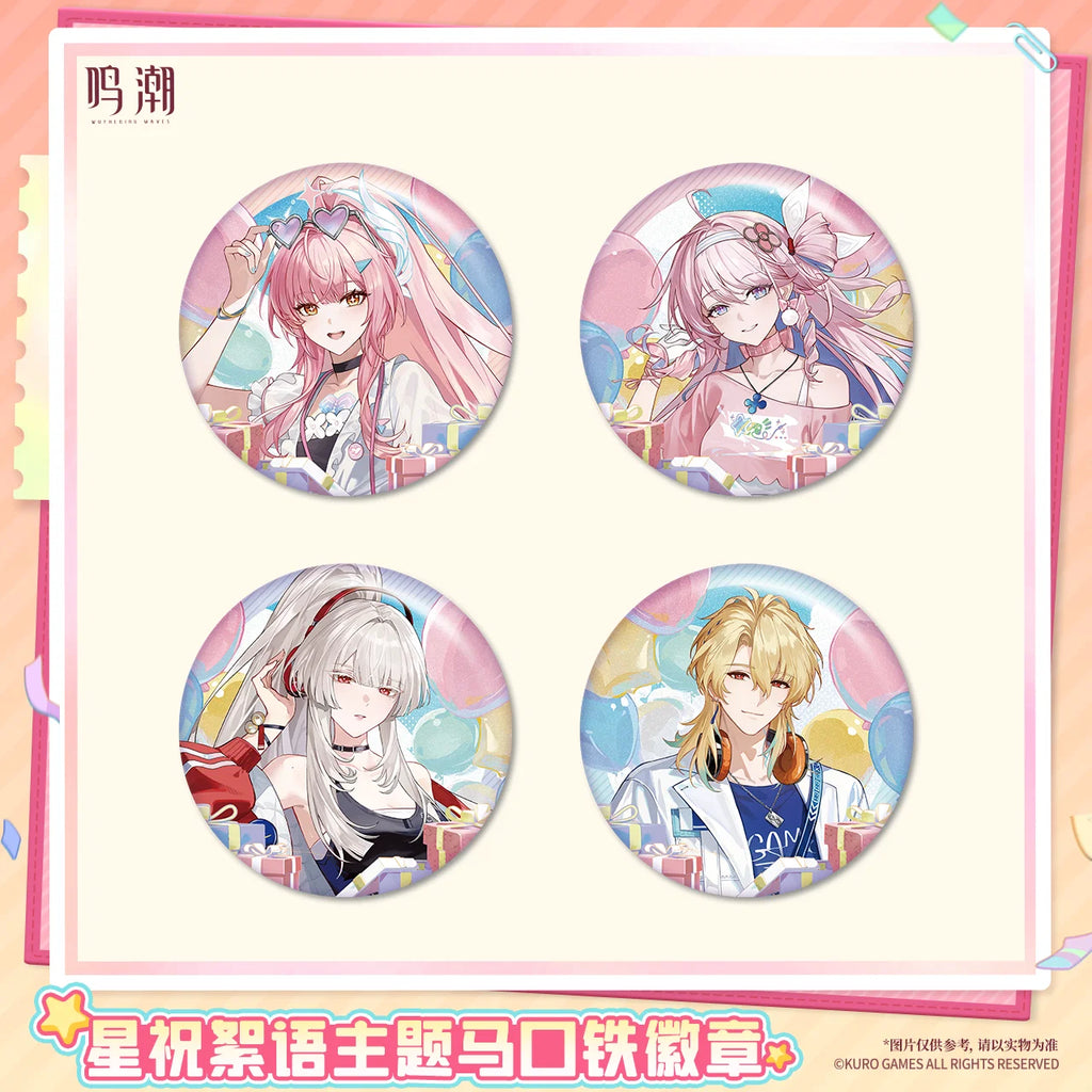 Wuthering Waves - Pastel Wishes Themed Tin Badge KURO GAMES