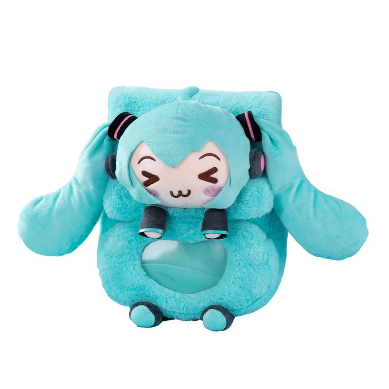 Hatsune Miku - Hatsune Miku Squinty Eyes Plush Multiway Bag Moeyu