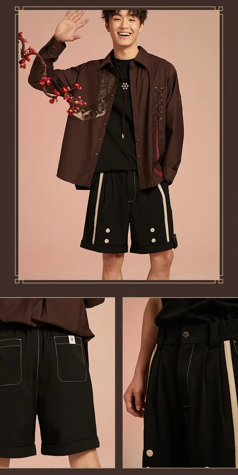 Genshin Impact - Hu Tao Impression Series Shirt & Shorts miHoYo