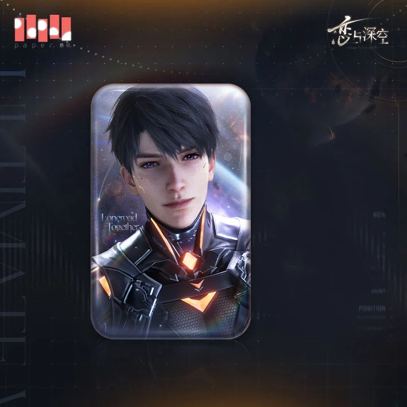 Love and Deepspace - Caleb Ultimate Weapon X-02 Series Square Badge InFold Games