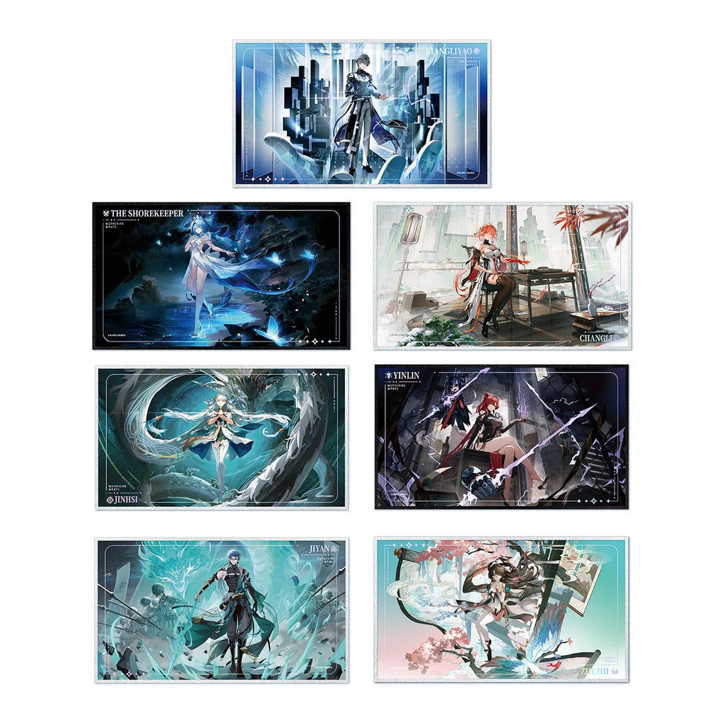 Wuthering Waves - Resonator Themed Splash Art Embossed Colored Paper KURO GAMES