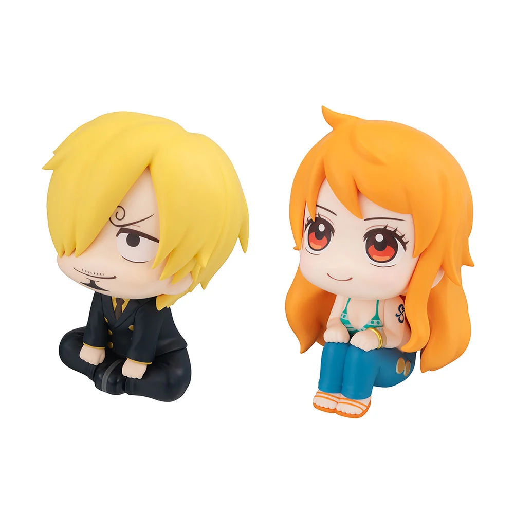 One Piece - Sanji & Nami Set [with Cloche & Orange] Look Up Mini Figure Megahouse