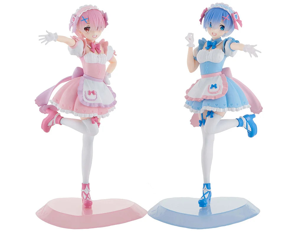 Re:Zero - Rem & Ram (Yumekawa Maid Ver.) Tenitol Prize Figure FuRyu Corporation