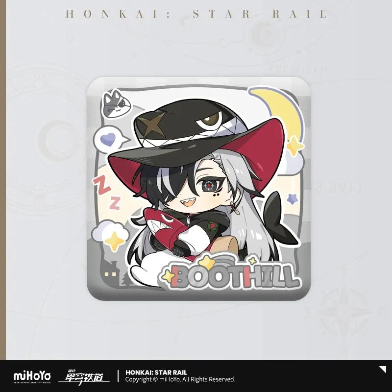 Honkai: Star Rail - Boys Dorm Series Chibi Square Badge miHoYo