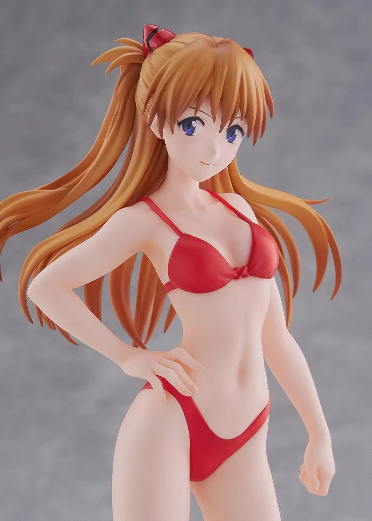 Rebuild of Evangelion - Rei Ayanami & Asuka Shikinami Langley (Beach Queens Ver.) L Size POP UP PARADE Wave