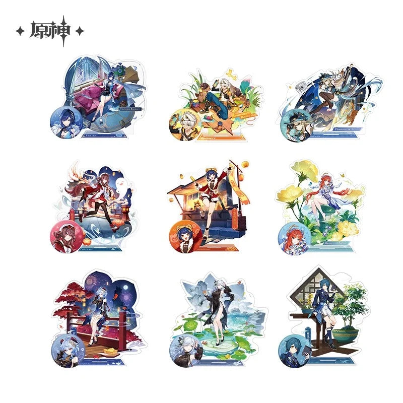 Genshin Impact - Teyvat Fashion Series Badge & Acrylic Stand miHoYo